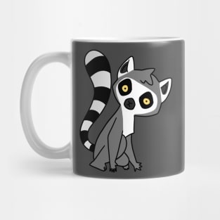 Curious Ring Tailed Lemur Mug